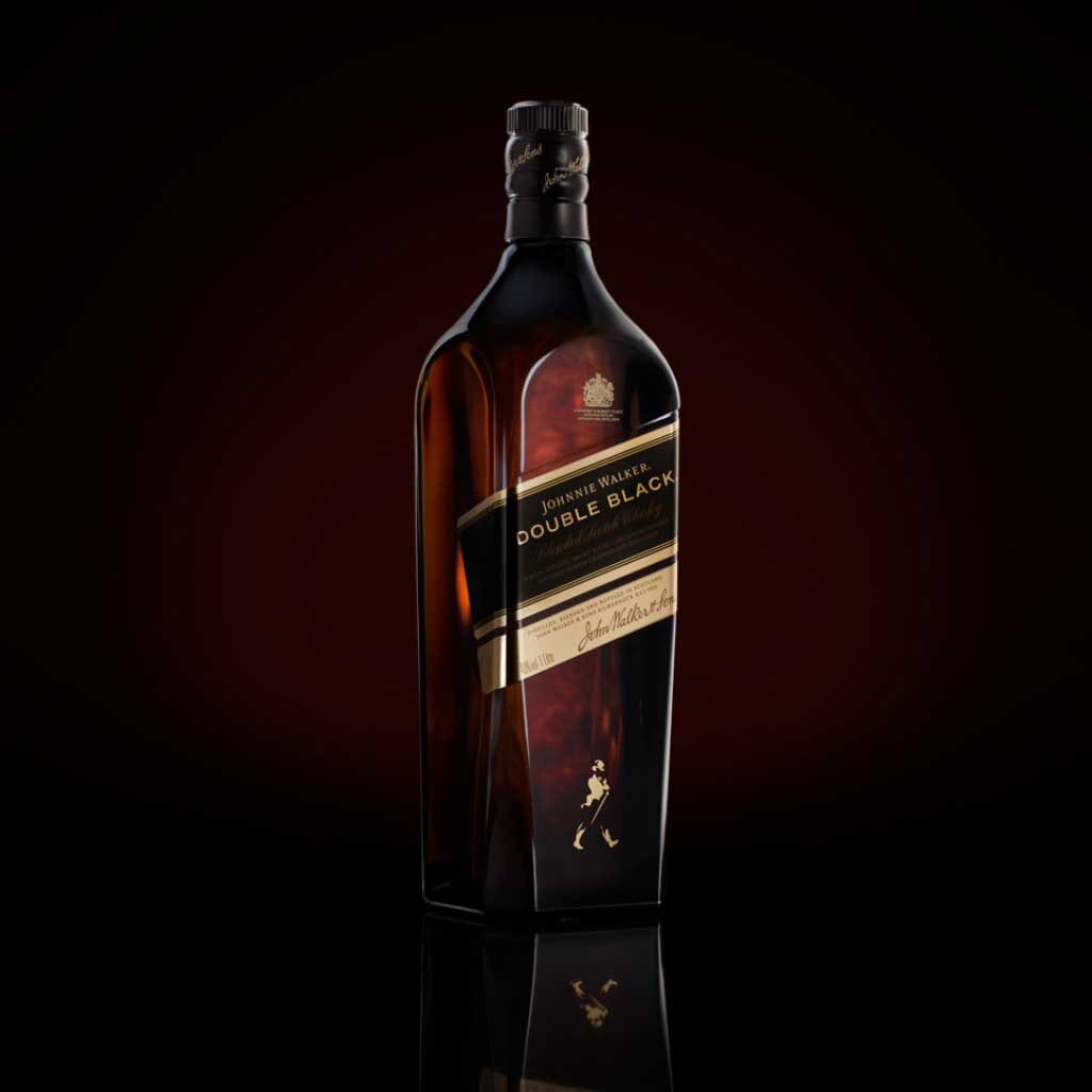 Bottle of Johnnie Walker Double Black Label whisky