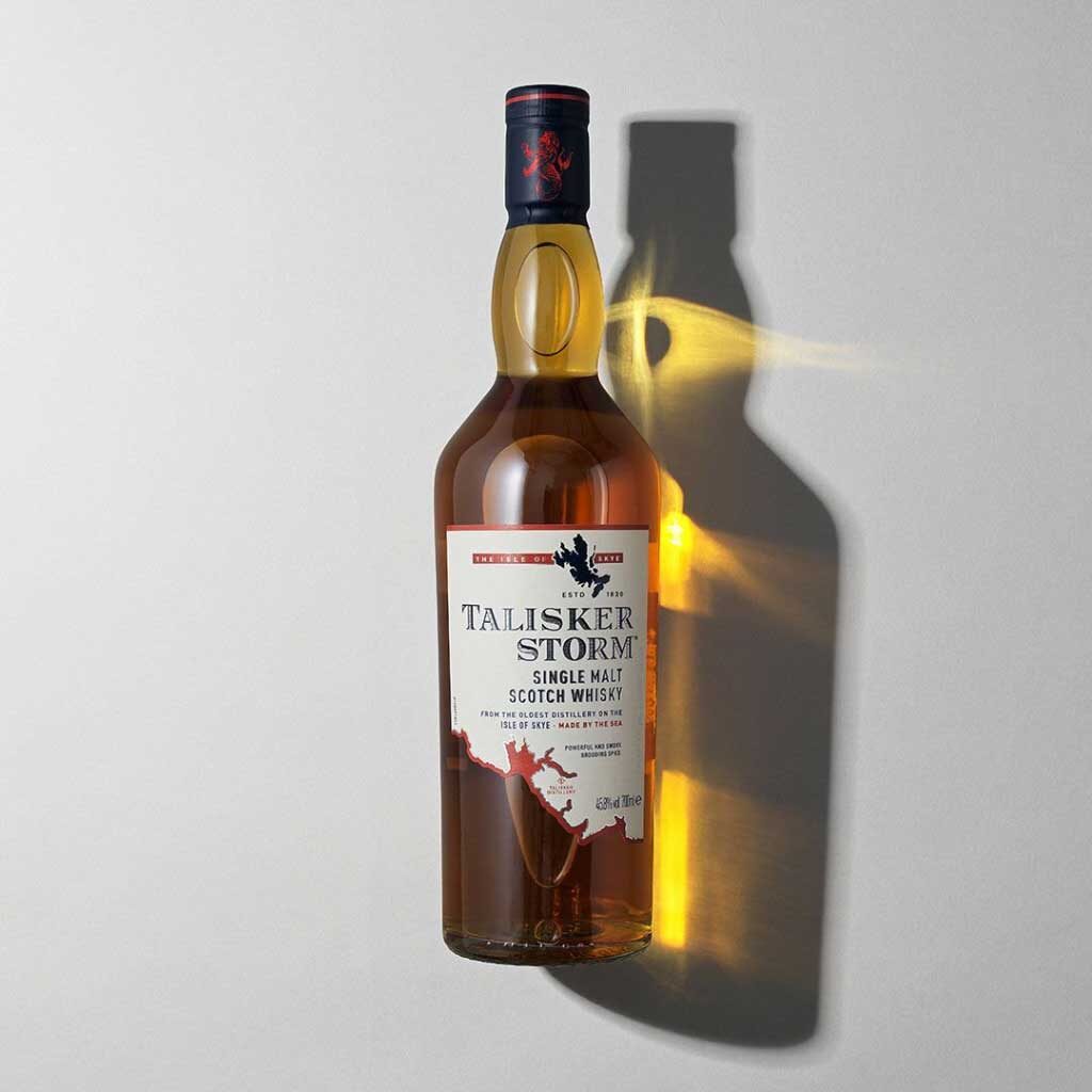 Bottle of Talisker Storm whisky