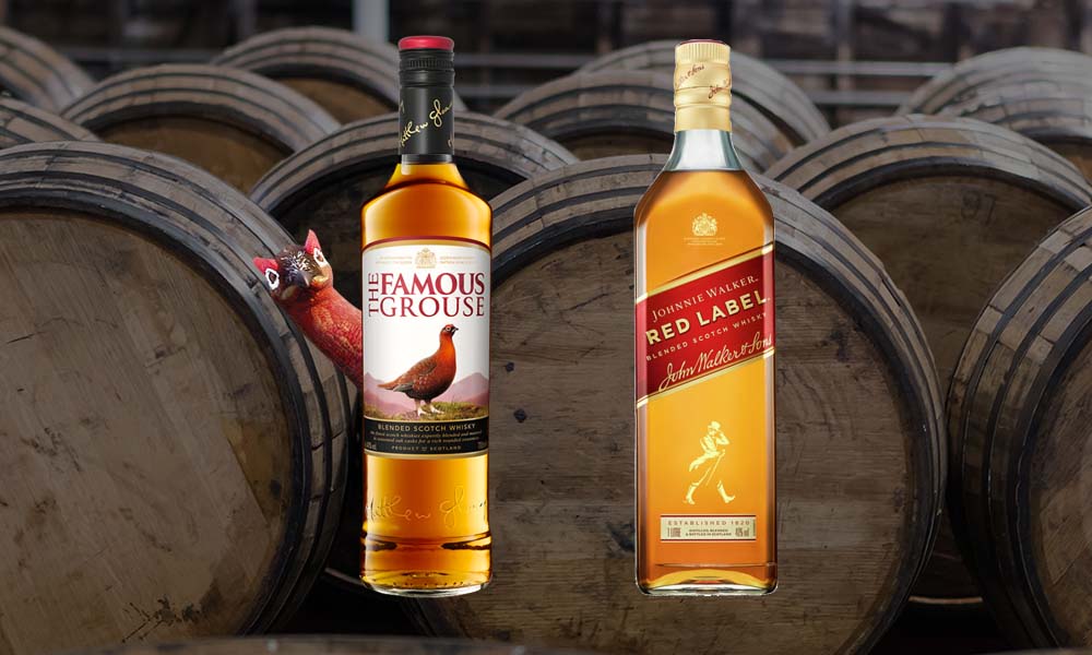 Famous Grouse vs Johnnie Walker Red Label