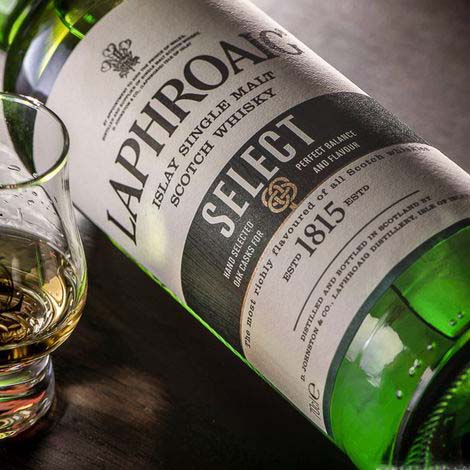 Laphroaig Select Whisky Bottle