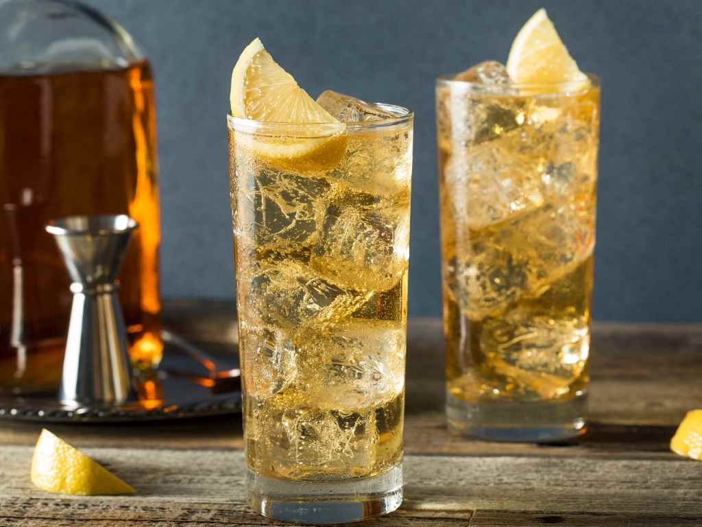Whisky and Ginger Cocktail