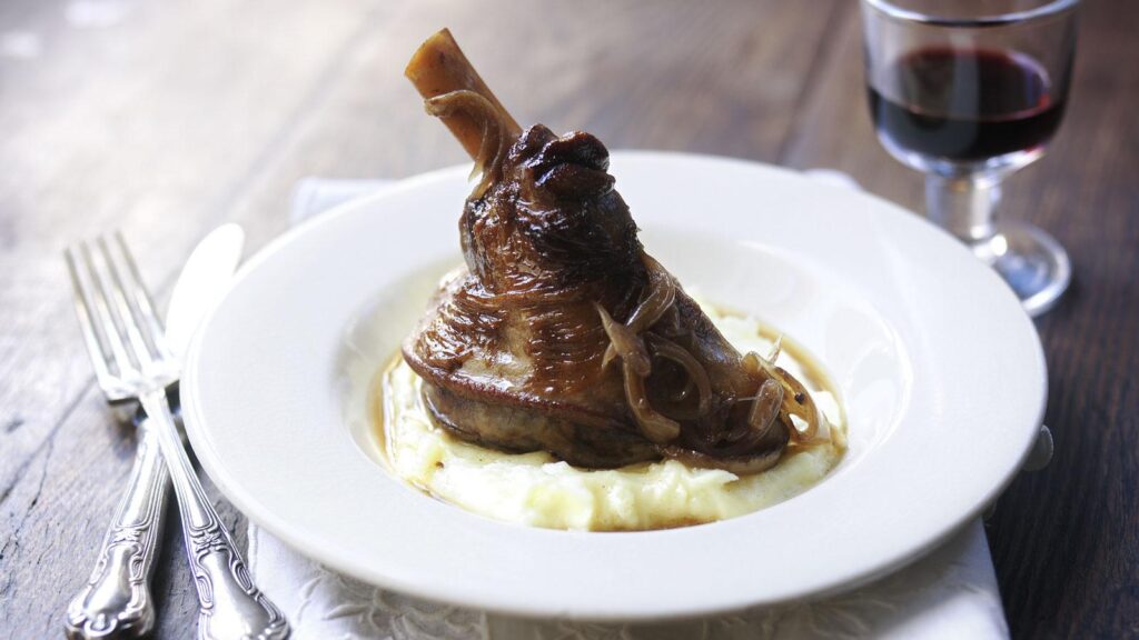 Slow Cooked Lamb shank