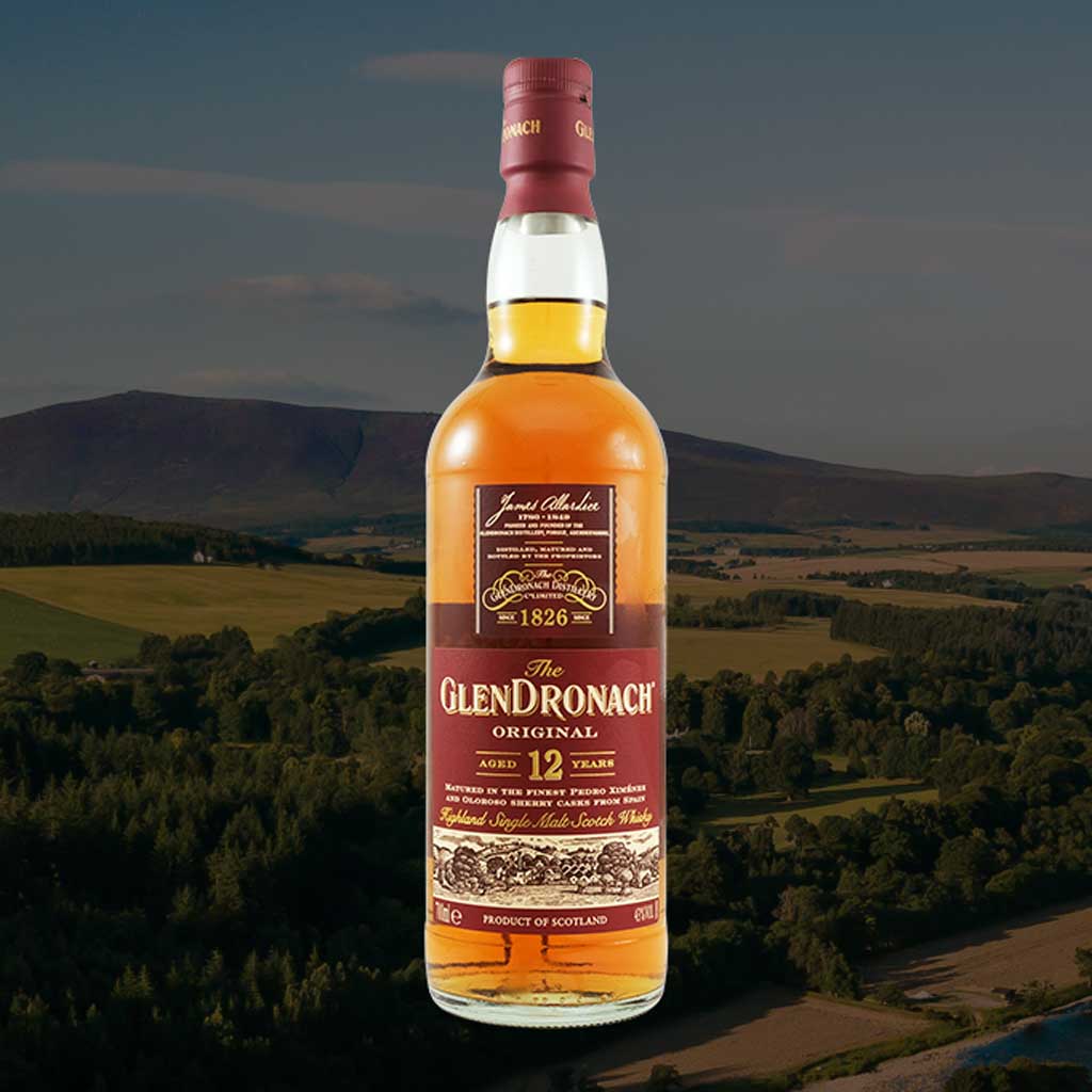 Bottle of GlenDronach whisky
