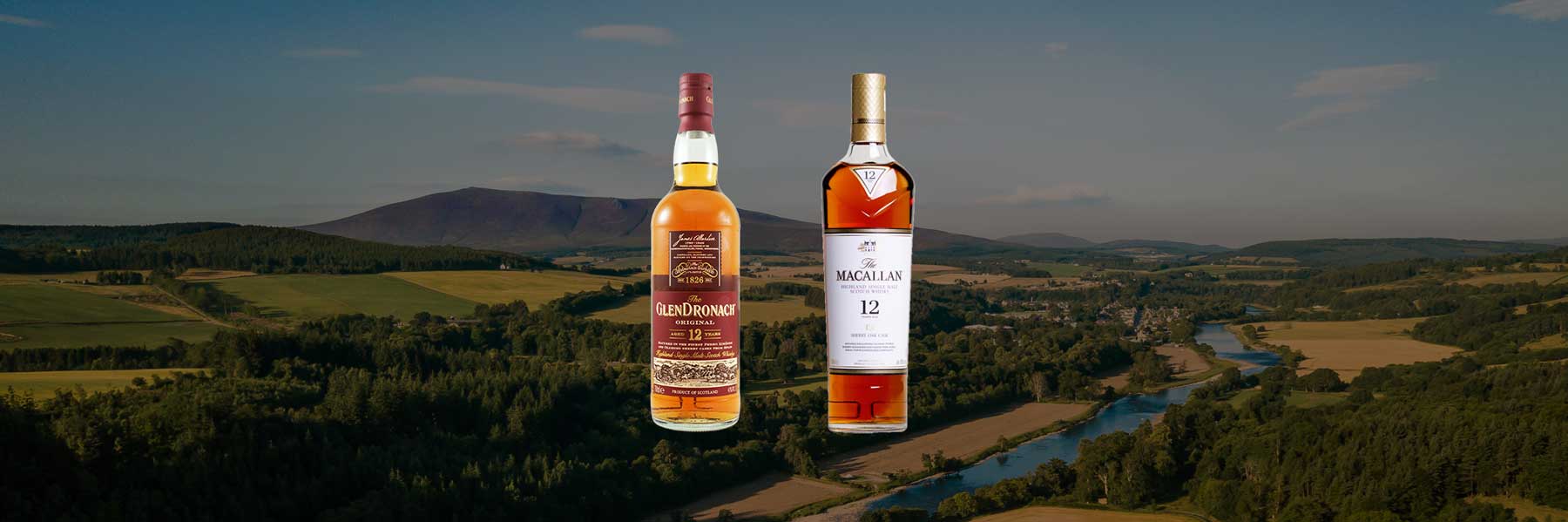 GlenDronach 12 vs Macallan 12 Whisky | Clash of The Sherry Titans From Highlands To Speyside