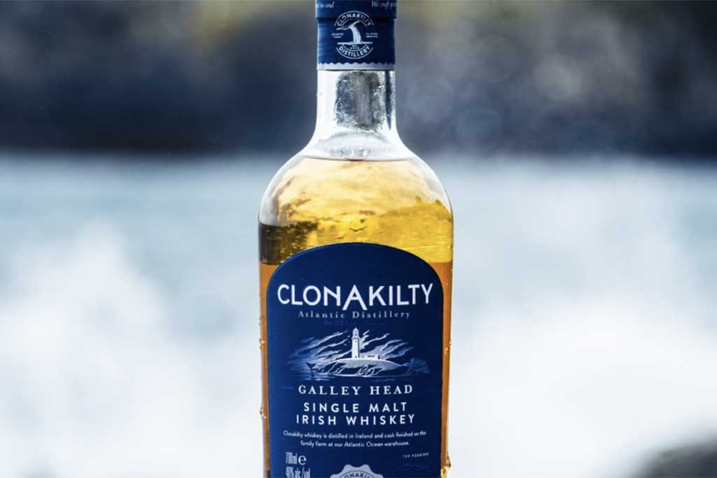 Bottle of Clonakilty Galley Head Single Malt Irish Whiskey