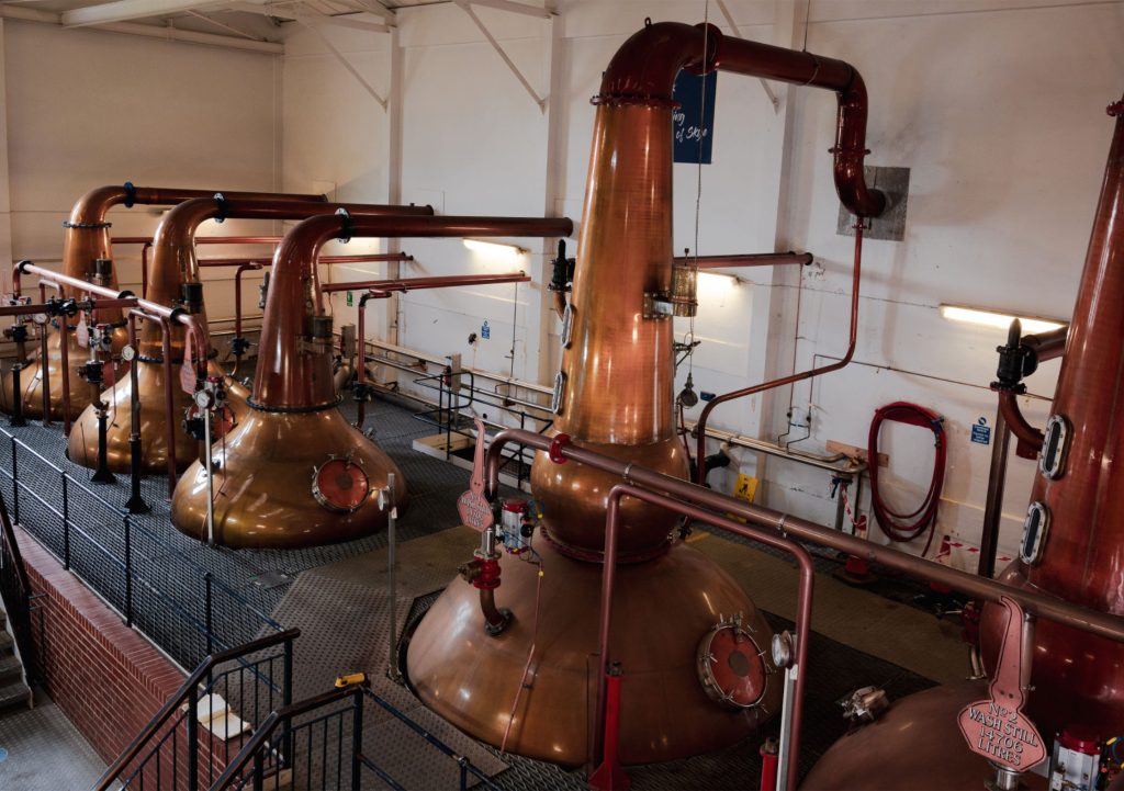 The whiskey distillation process simplified